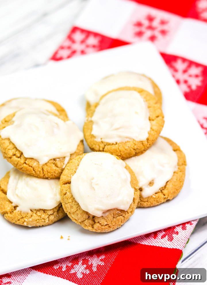 Brown Butter Cookies with Luscious Brown Butter Frosting 3 Christmas Plate of Brown Butter Cookies with Brown Butter Frosting