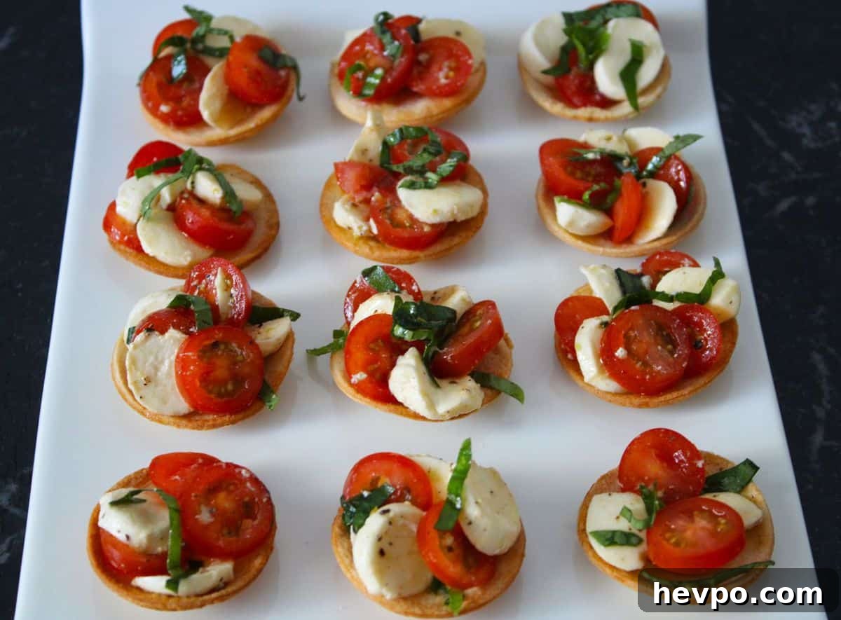 Caprese Bread Tartlets. A recipe by It's Not Complicated Recipes.