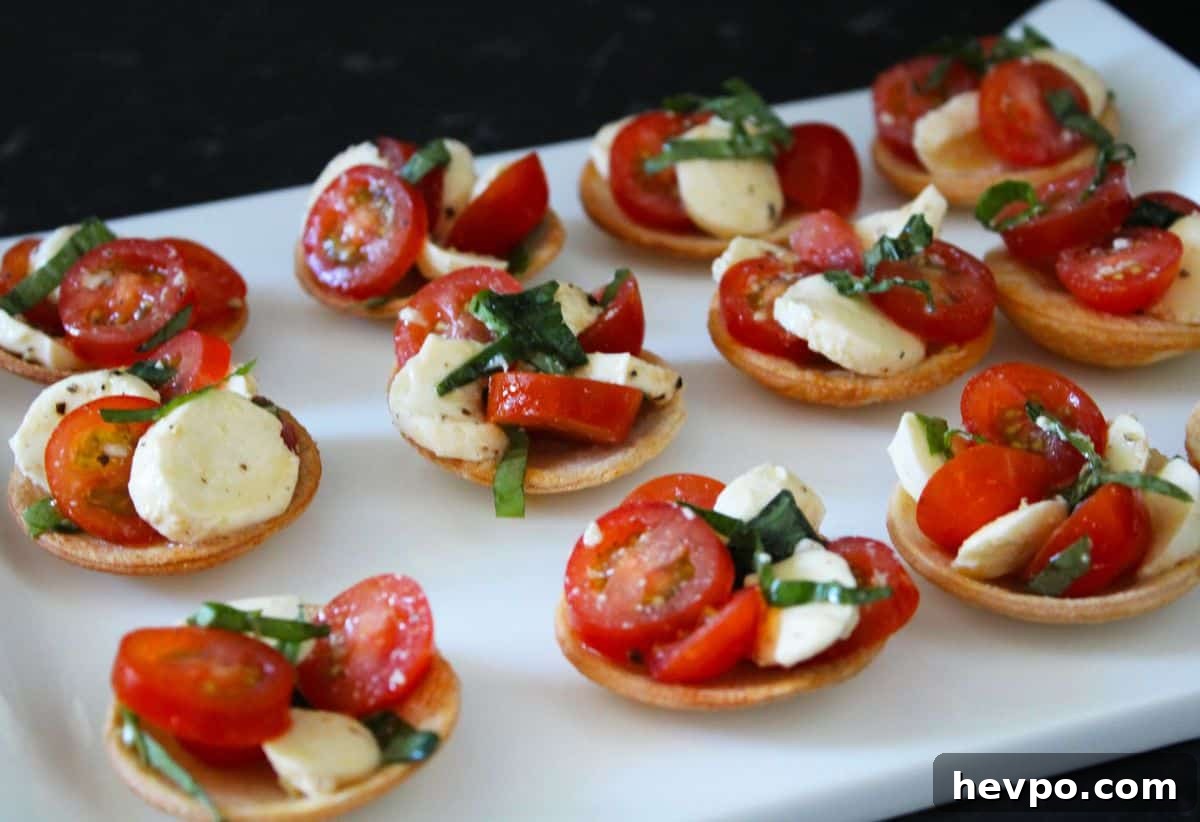 Caprese Bread Tartlets. A recipe by It's Not Complicated Recipes.