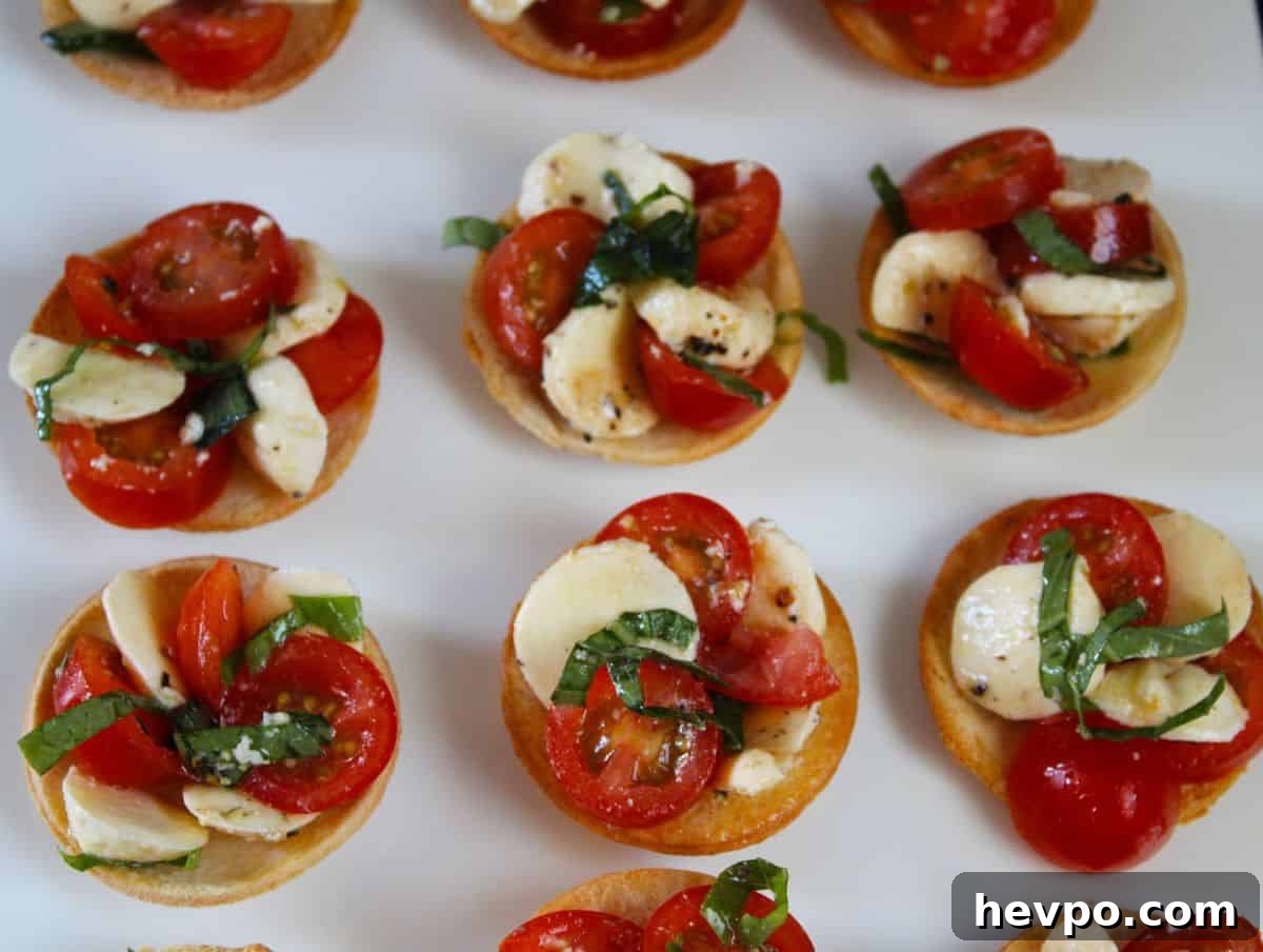 Caprese Bread Tartlets. A recipe by It's Not Complicated Recipes.