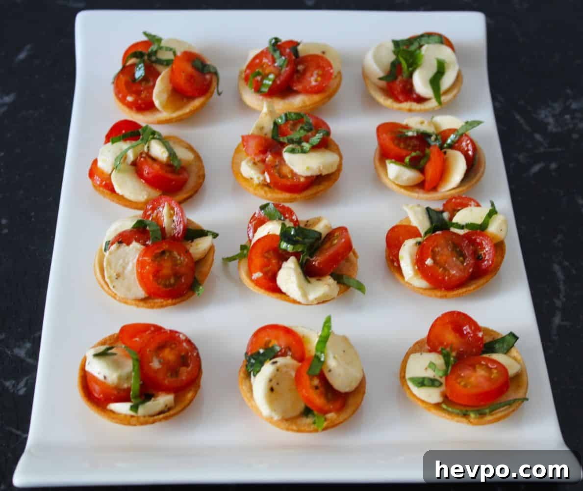 Caprese Bread Tartlets. A recipe by It's Not Complicated Recipes.