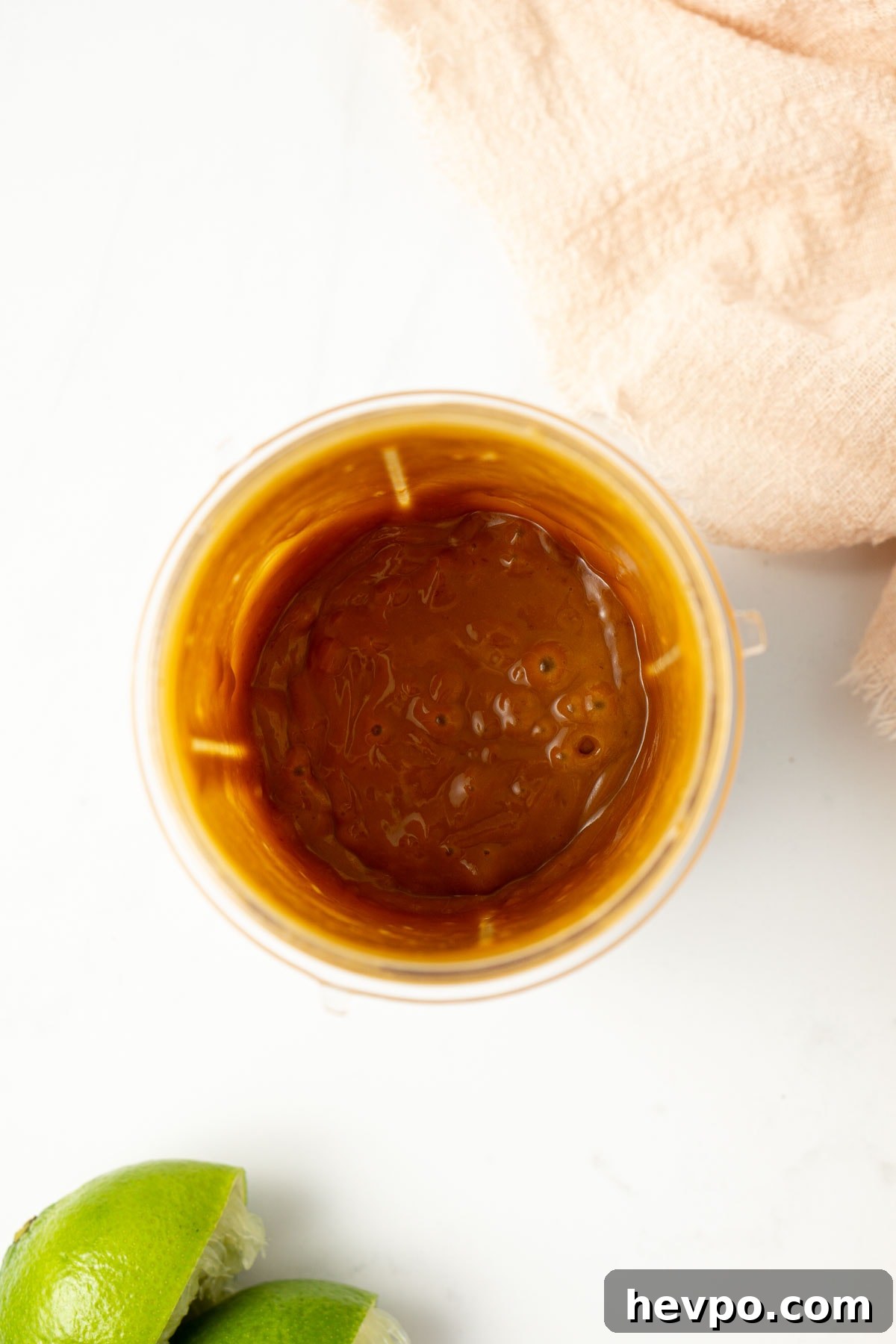 Creamy Peanut Satay Sauce Recipe for Grilling & Dipping 5 Blended peanut sauce in a bullet blender.