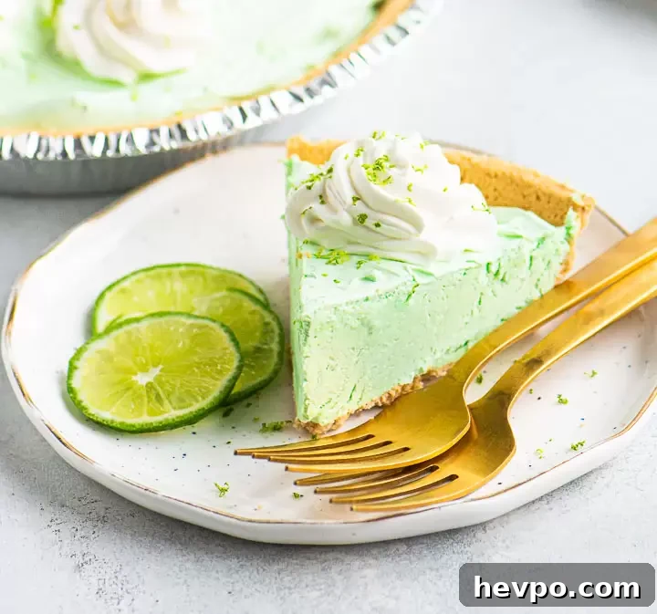 Margarita Pie Recipe: Zesty Lime and Tequila Tart 2 slice of margarita pie on a plate in front of the pie in the pie dish