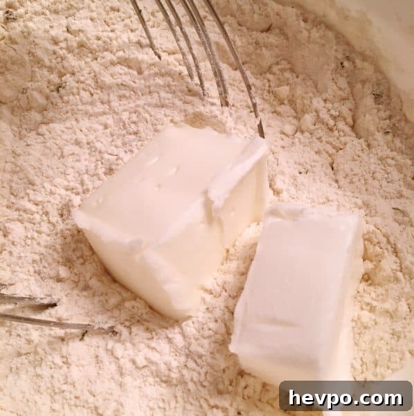 Adding shortening to dumplings