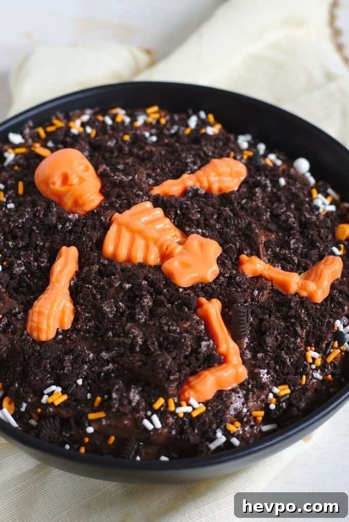 Image for Graveyard Brownie Batter Dip