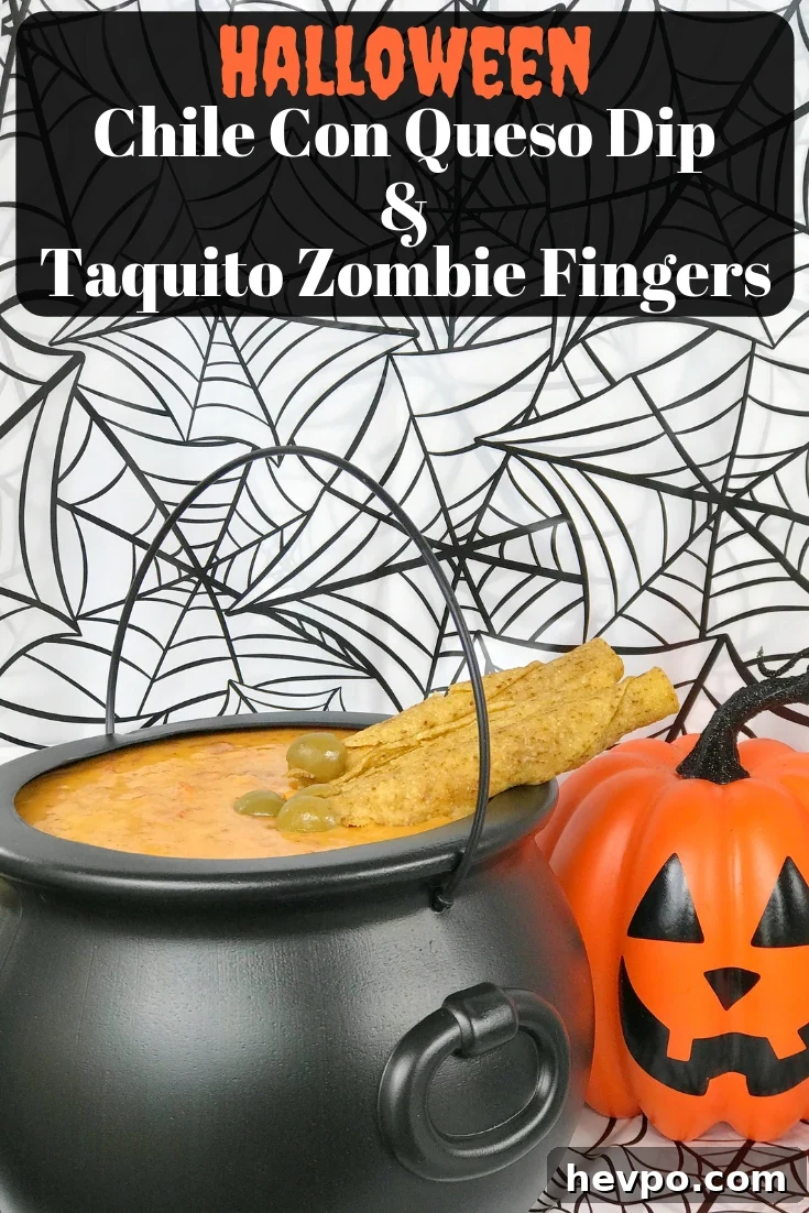 Image for Halloween Chile Con Queso Dip