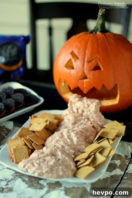 Image for Halloween Chunky Salsa Cheese Dip