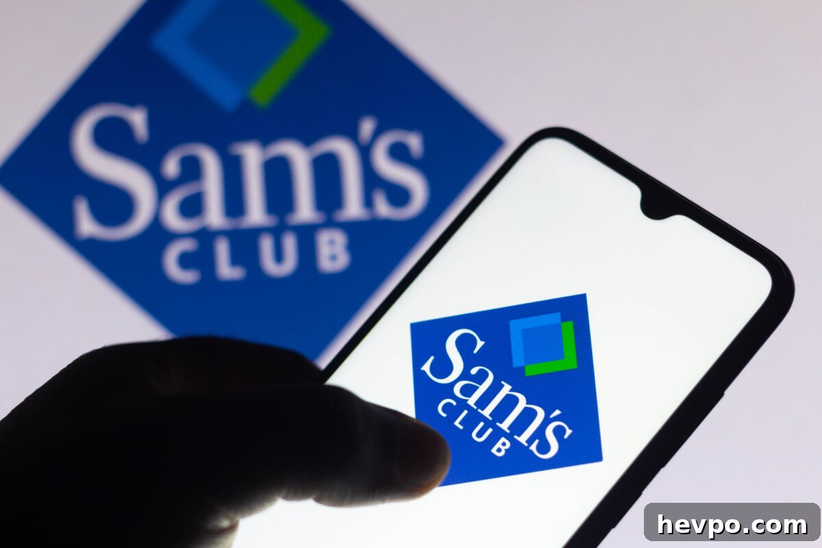 Save $40: 1-Year Sam's Club Plus Membership for $70 (Normally $110) 3 Phone displaying the Sam's Club logo