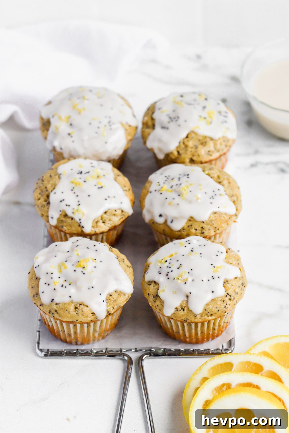 Spring Easter gluten free lemon poppyseed muffin recipe
