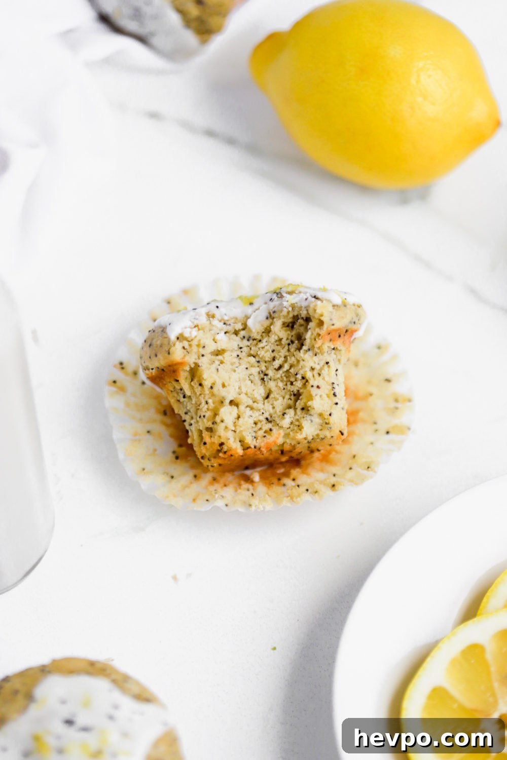 Dairy free gluten free lemon poppyseed muffin recipe